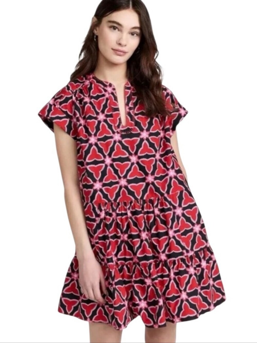 NEW SALONI ashley-b dress in chili Pawpaw (Size 8)